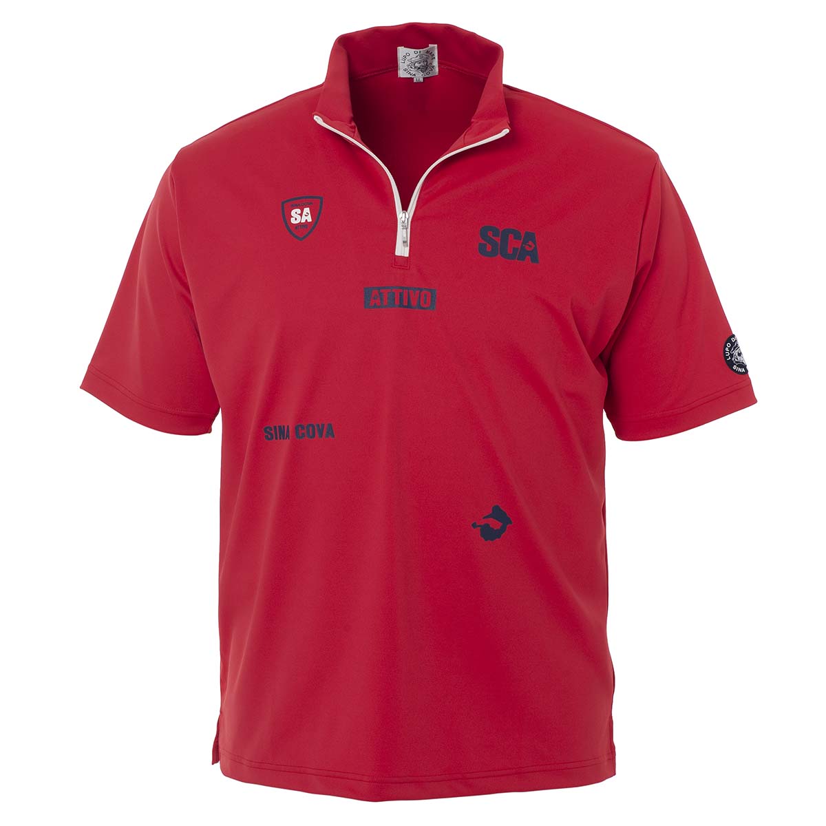 [歐特] SINA COVA 半拉鍊短袖襯衫 21150520