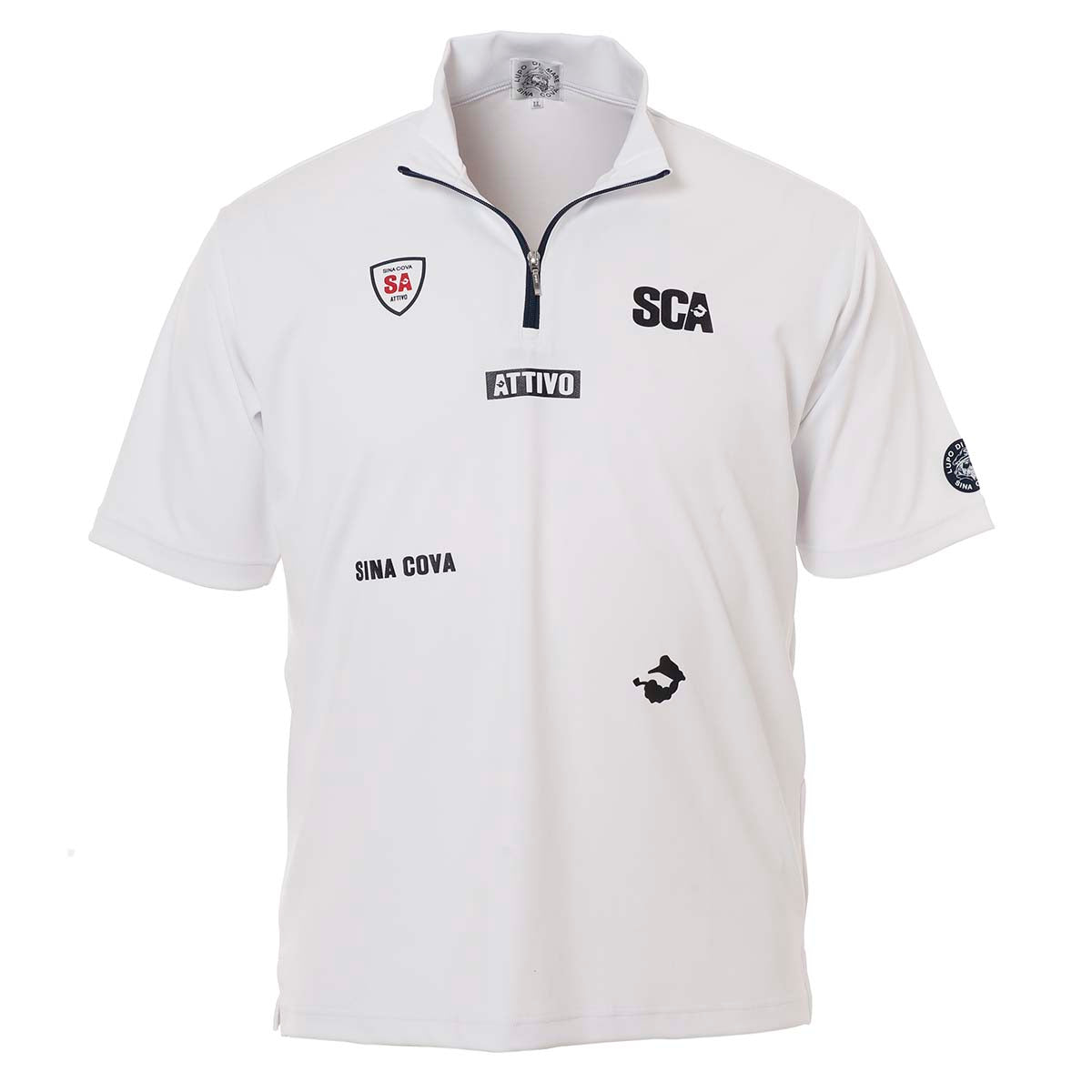 [歐特] SINA COVA 半拉鍊短袖襯衫 21150520