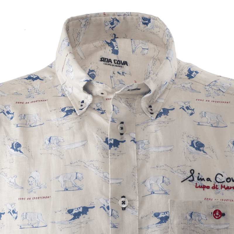 [Official] SINA COVA short -sleeved button down shirt 100 % 23124540