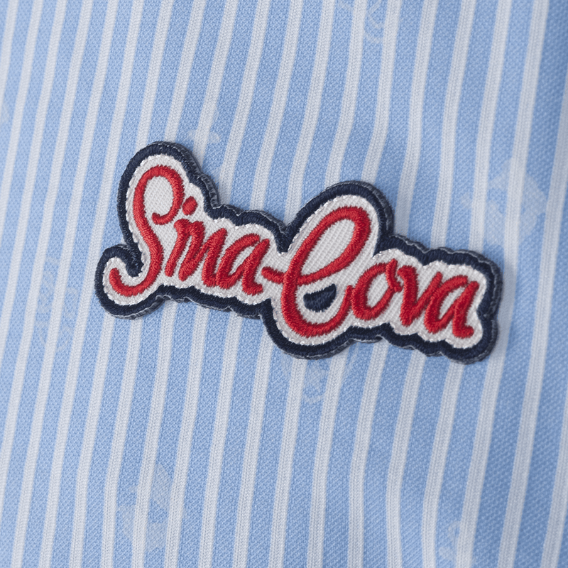 [Official] Sinakoba (Sina COVA) Short Sleeve Polo Shirt Button Down Shirt Total Pattern Golf 23150550