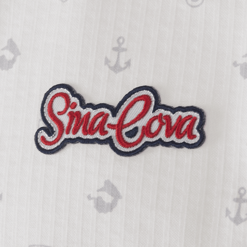 [Official] Sinakoba (Sina COVA) Short Sleeve Polo Shirt Button Down Shirt Total Pattern Golf 23150550