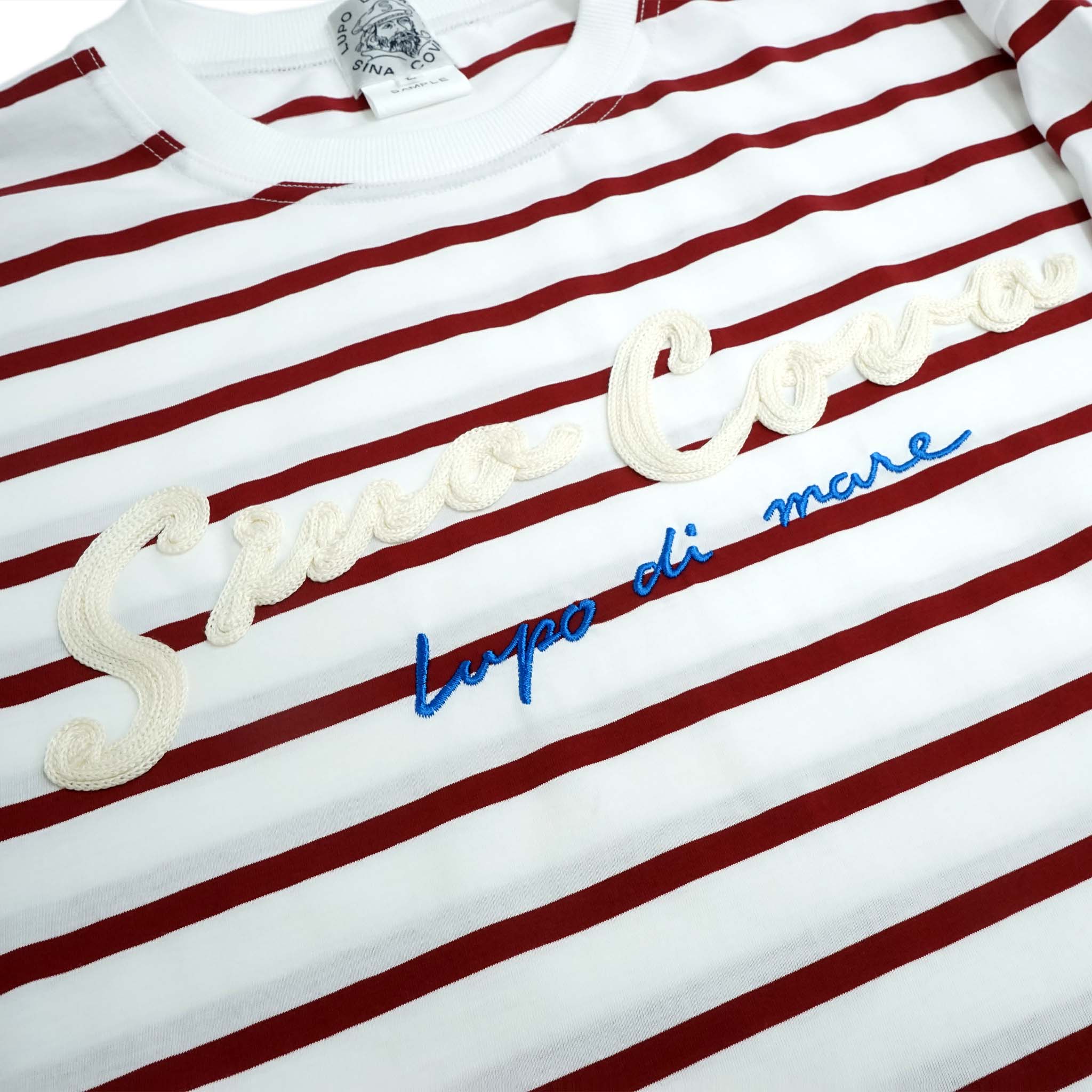 [歐特] SINA COVA 落肩條紋短袖T卹 22110560