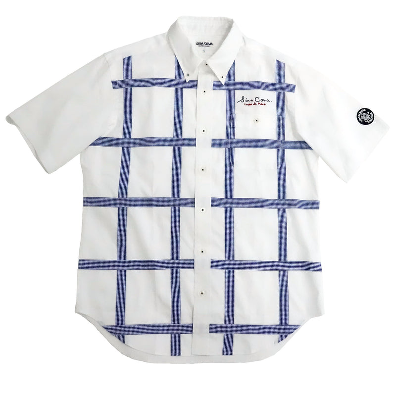 Short -sleeved button down shirt 22124510