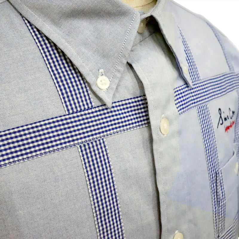 Short -sleeved button down shirt 22124510