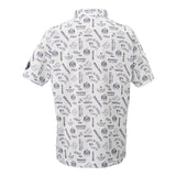 Patterned short sleeve polo shirt 22150510