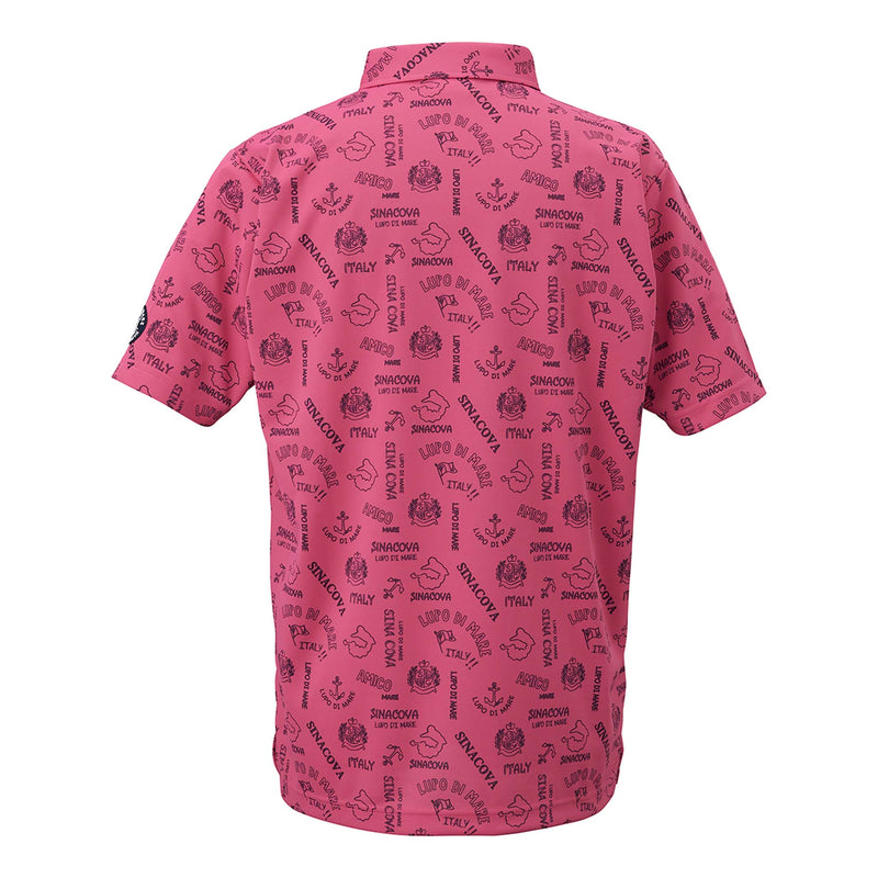 Patterned short sleeve polo shirt 22150510