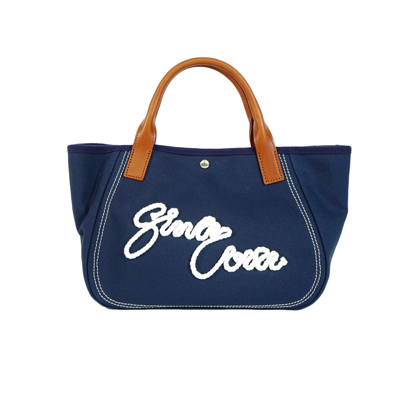 [Official] SINA COVA Mini Tote Bag Handbag Handbag Gender Comedy Code Embroidery 23177020