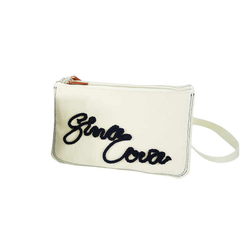 [Official] SINA COVA (SINA COVA) w Fastener shoulder bag gender combined code embroidery design 23177030