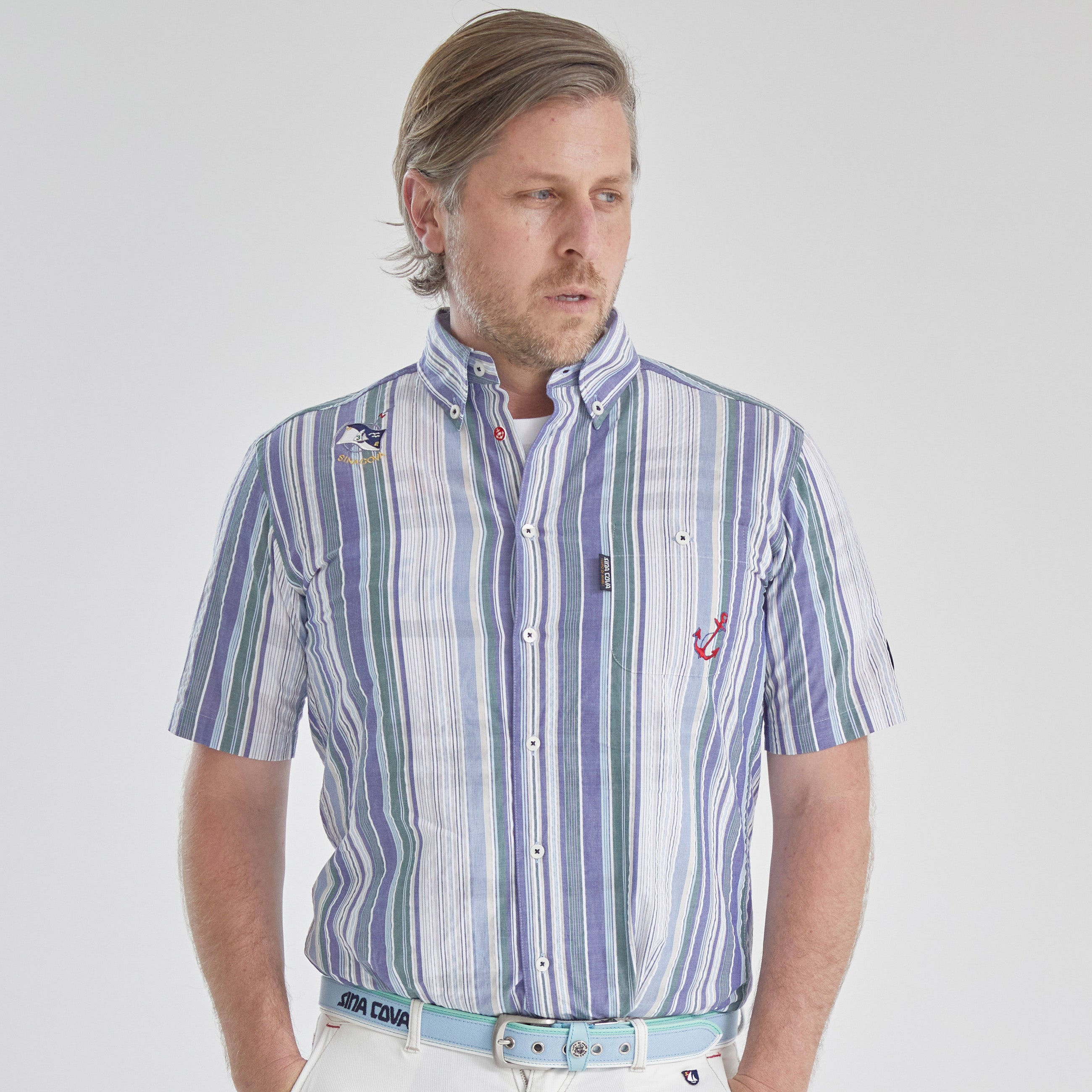 [Outlet] SINA COVA 短袖扣環襯衫 22114520